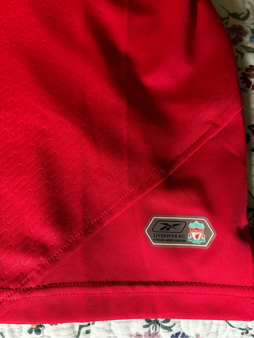 Reebok Liverpool Red Men's Short Sleeve Football Jersey - Picture 4 of 6